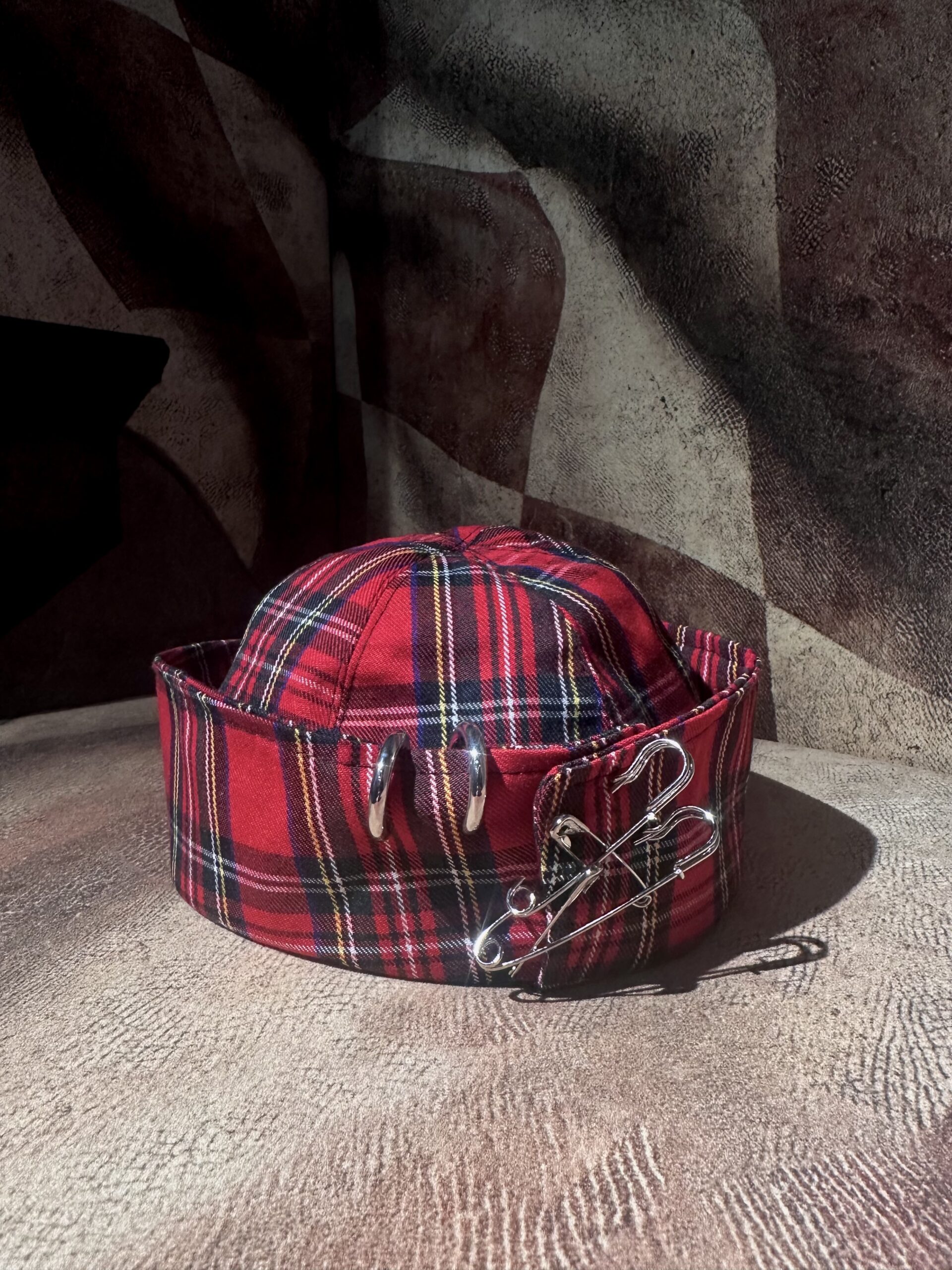 Red Tartan SailorESS Hat