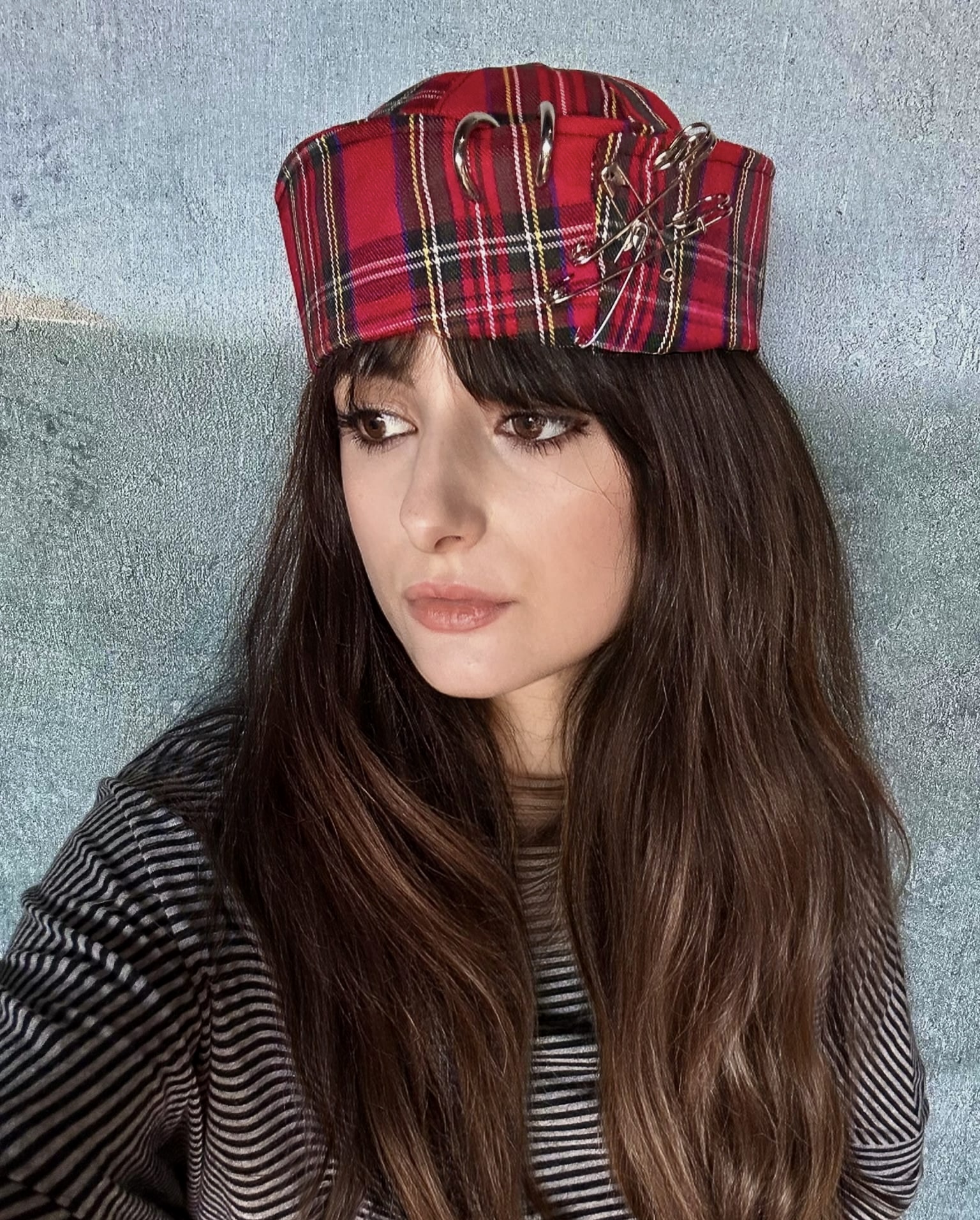 Red Tartan SailorESS Hat